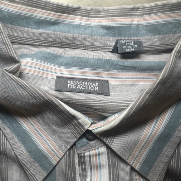 Kenneth Cole Reaction Button Down Shirt XXL - Picture 3 of 10